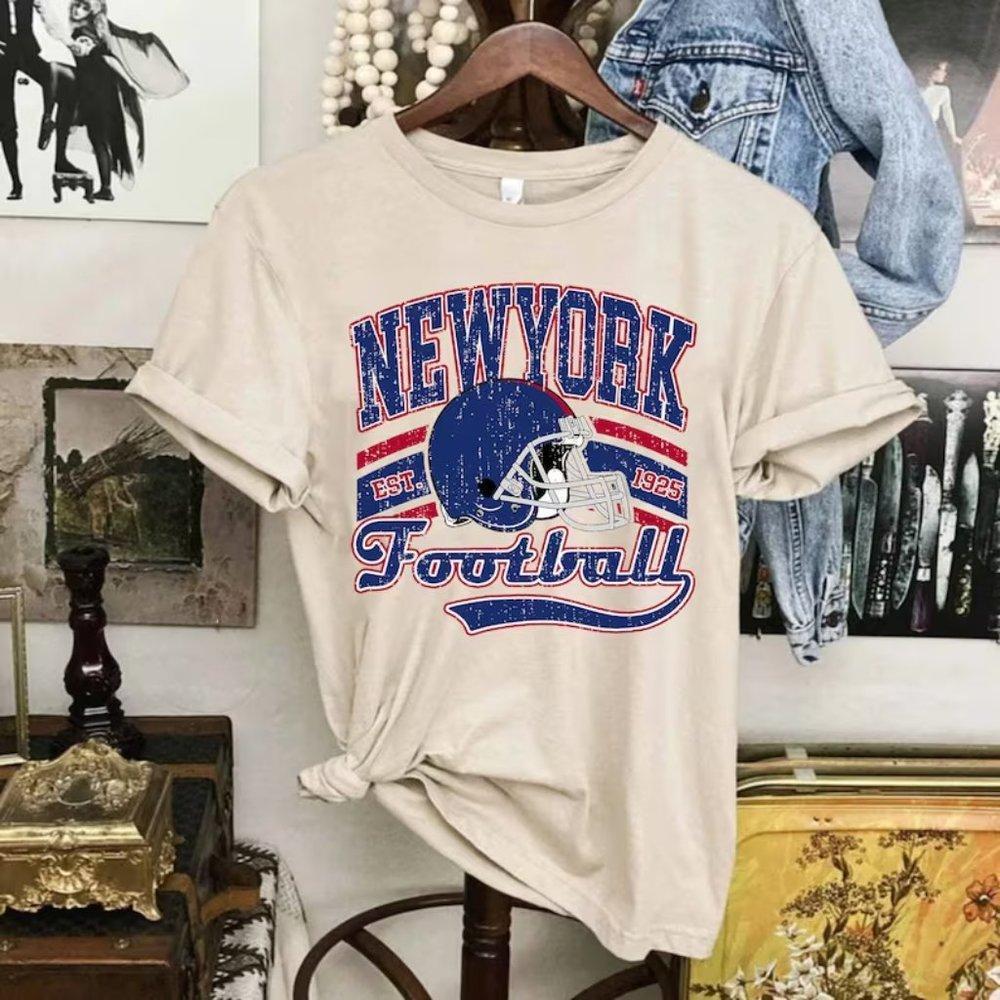 Newyork Football Est 1925 Newyork Football Fan Retro 90s Newyork Shirt Retro